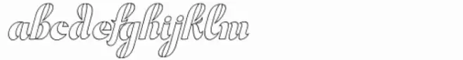 Stepford Outline Italic