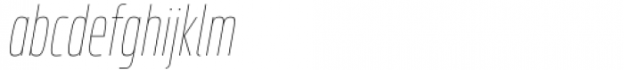 Superscience Hairline Extra Condensed Italic