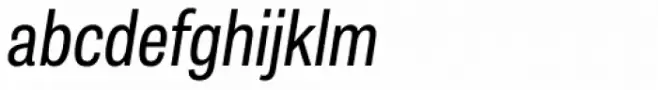 Tablet Gothic Condensed Oblique