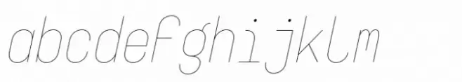 Targa Pro Mono Thin Italic