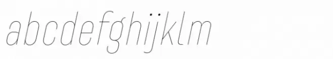 Targa Pro Thin Italic