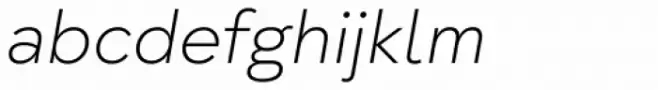 Taro Extra Light Italic