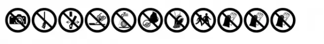 TB Symbols Color Prohibition