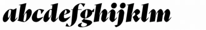 Teramo Poster Black Italic