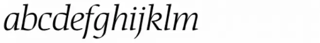 That Light Italic