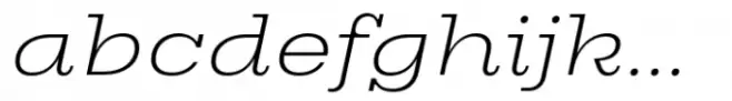 Thawilak Slab Extra Light Italic