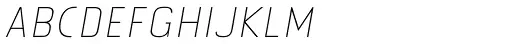 Tolyer No.1 Thin Italic
