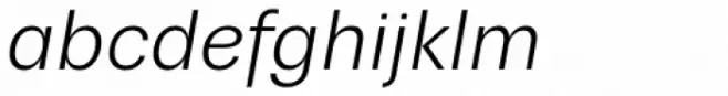 Trivia Sans Book Italic
