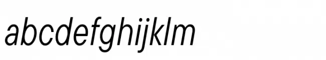 TT Commons Pro Condensed Italic