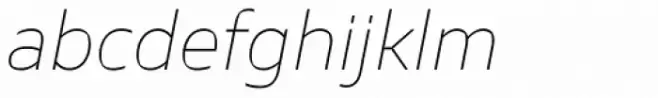 TT Severs Thin Italic