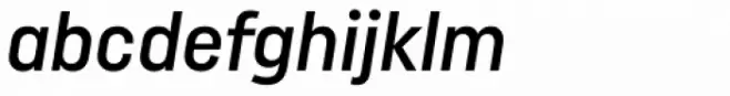 Uniform Pro Condensed Medium Italic
