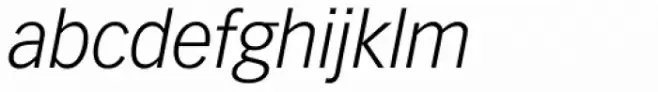 Vectora 46 Light Italic