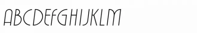 Voltdeco V02 Thin Italic