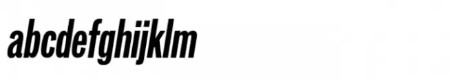 Vonnes Compressed ExtraBold Italic