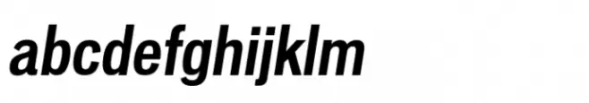 Vonnes Condensed Bold Italic