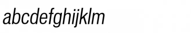 Vonnes Condensed Book Italic