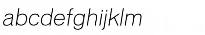 Vonnes Thin Italic