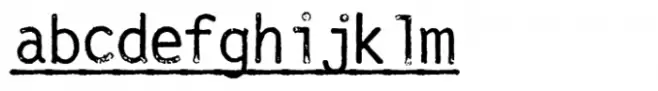 Wistar Type Faded Underline