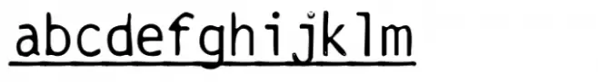 Wistar Type Underline SVG