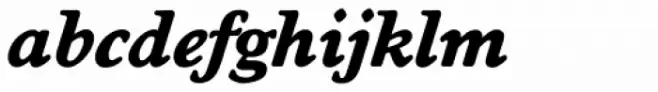 Worchester TS Bold Italic