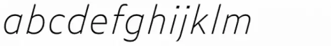 Zeitung Pro Thin Italic
