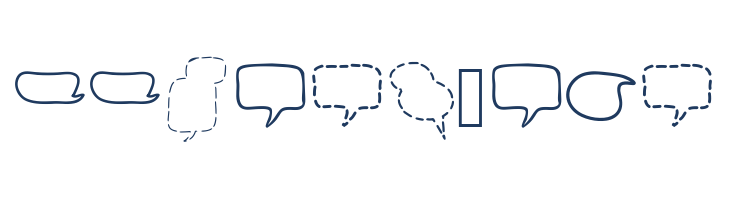 Alin Speech Bubbles 2 font — Lorem ipsum body text preview