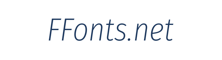 Fira Sans Condensed ExtraLight Italic font — Lorem ipsum body text preview