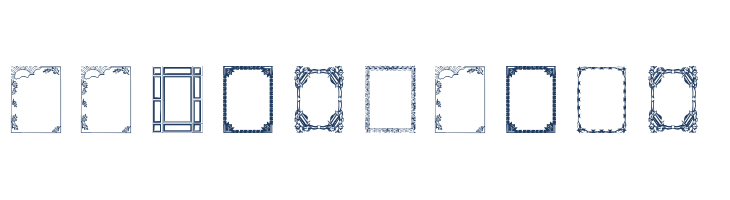 Vintage Frames 5 font — Lorem ipsum body text preview