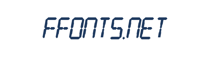 Digital Readout Thick font — Lorem ipsum body text preview