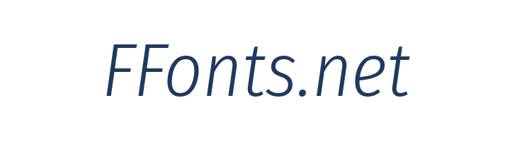 Fira Sans Condensed Light Italic font — Lorem ipsum body text preview