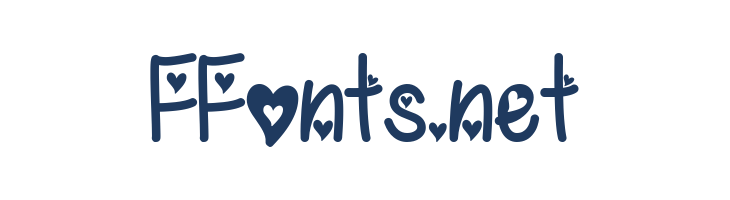 I Found My Valentine Hearted font — Lorem ipsum body text preview